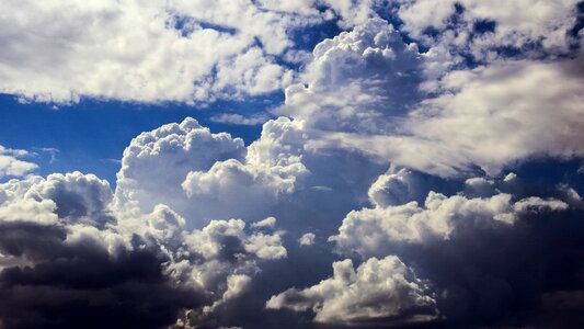 Nature dramatic cloudscape