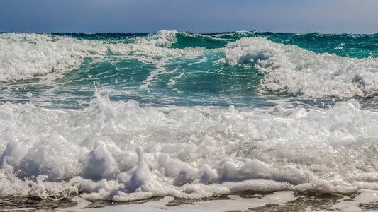 Sea blue beach