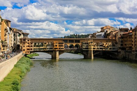 River ponte vecchio tuscany photo