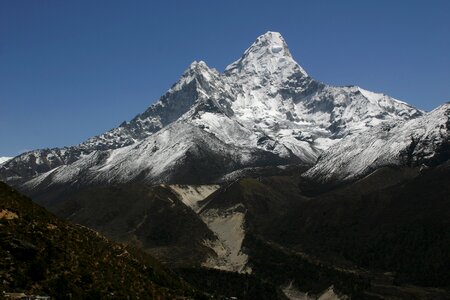 Khumbu mountain himalaya