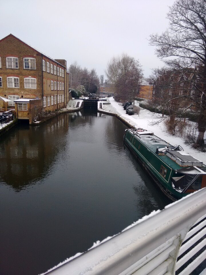 Winter cold water