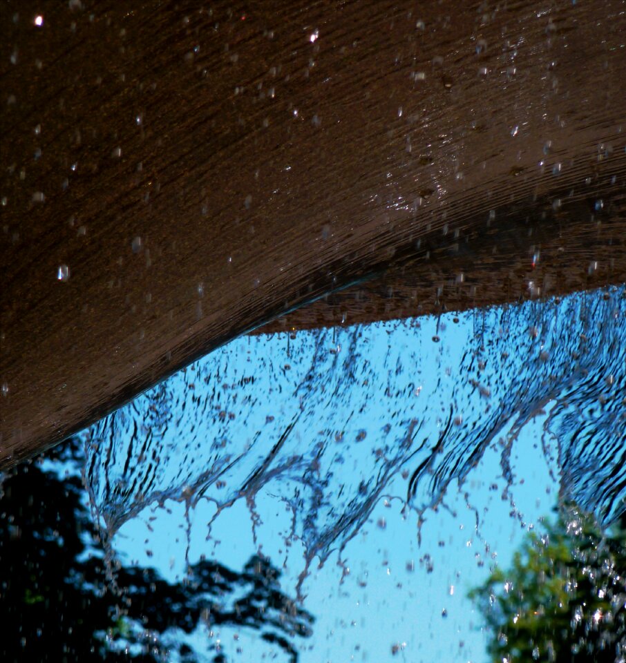 Flow water feature clear