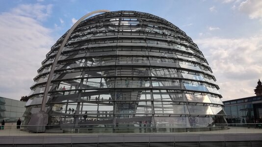 Glass dome berlin government photo