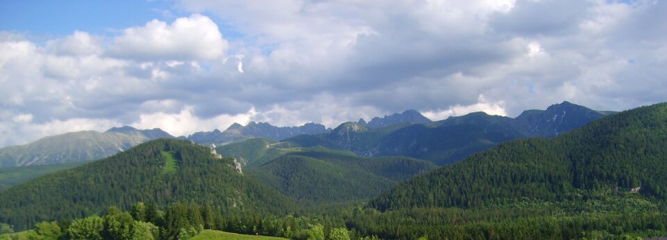 Polish tatras panorama mountains