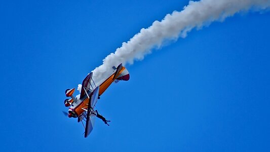 Aerobatics stunt air show