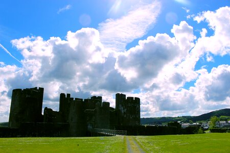 Ancient landscape countryside photo