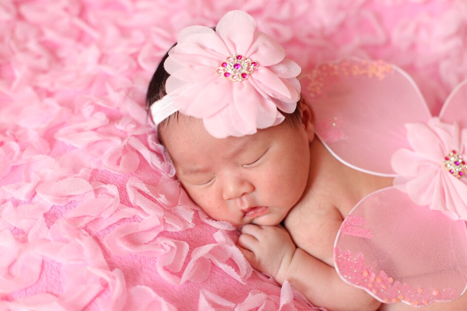 Baby pink little angel