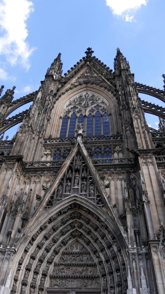 Sky church window