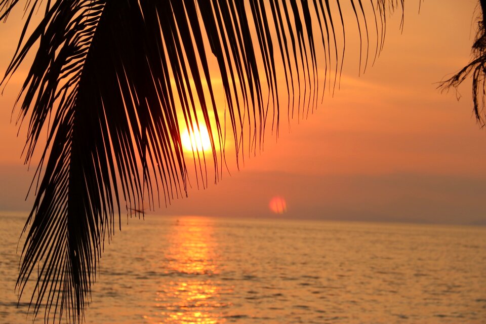 Tropical sky beach