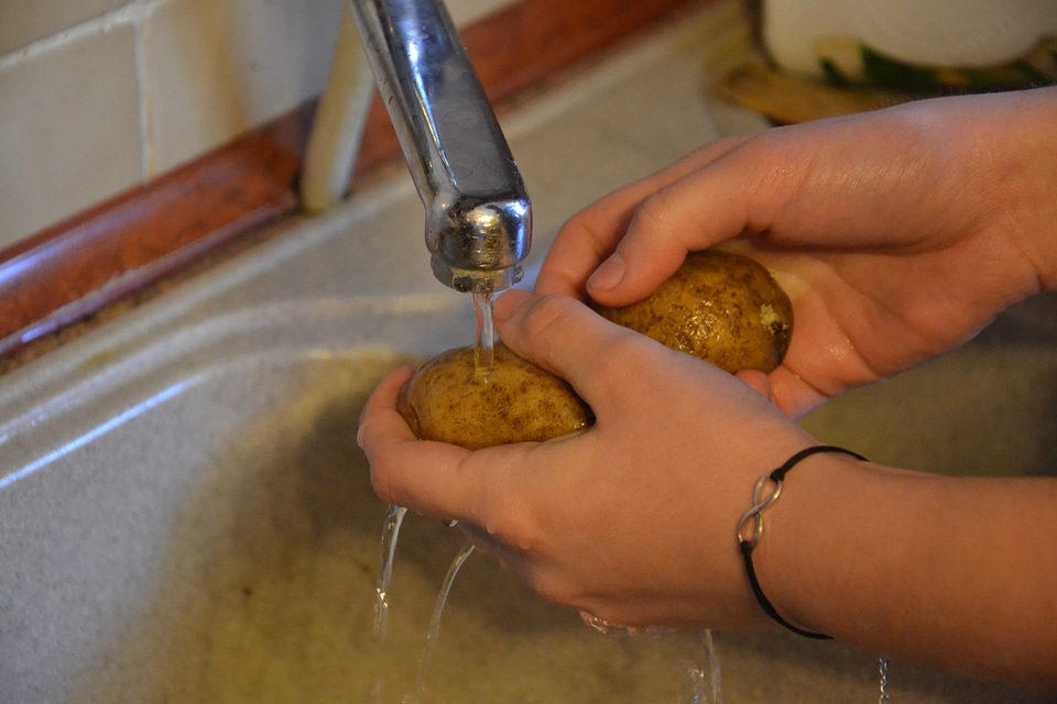 Kitchen sink washcloth