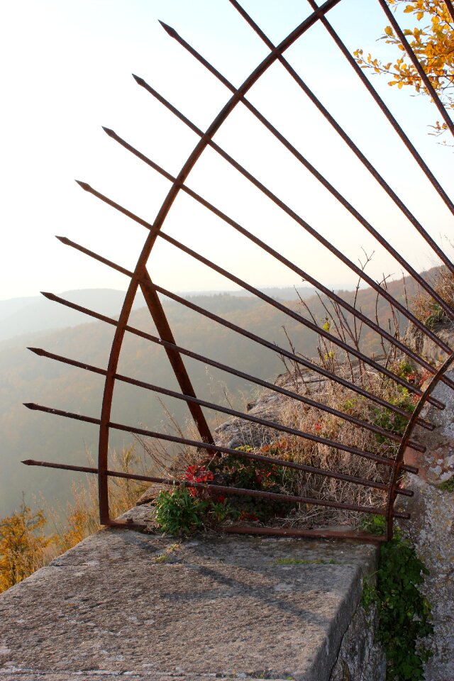 Iron stone wall bars