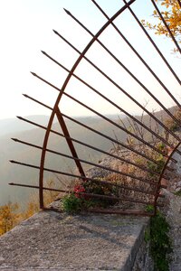 Iron stone wall bars