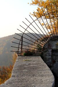 Iron stone wall bars