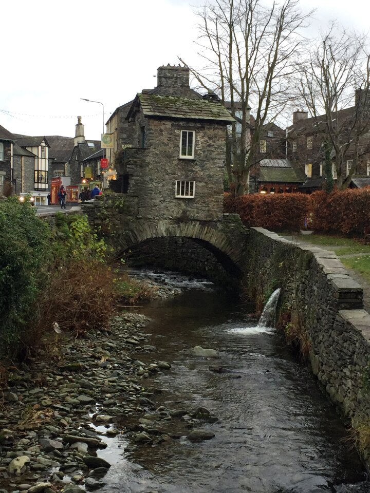 Ambleside lake district stream