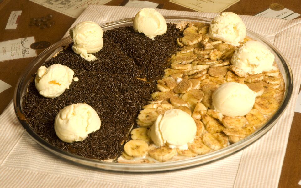 Chocolate banana ice cream