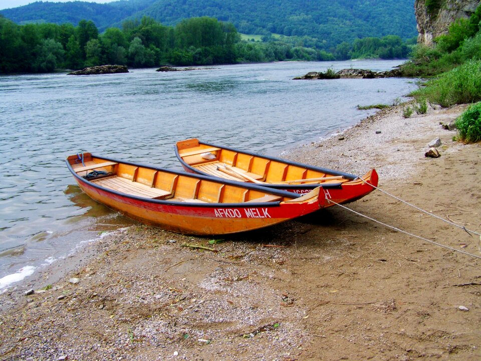 Wood boats craft port of