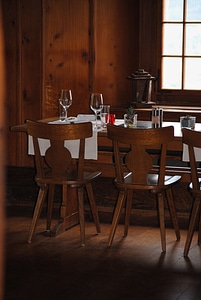 Gedeckter table wine glasses closed habsburg