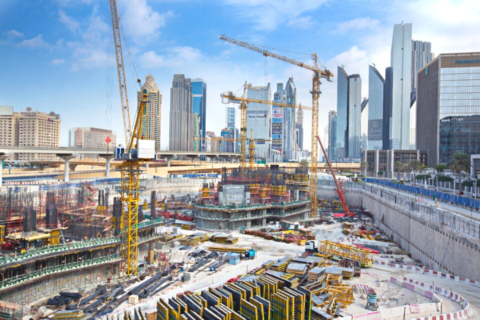 Cranes tower constructions