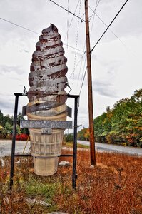 Roadside old retro