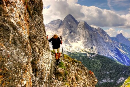 Italy hiking high