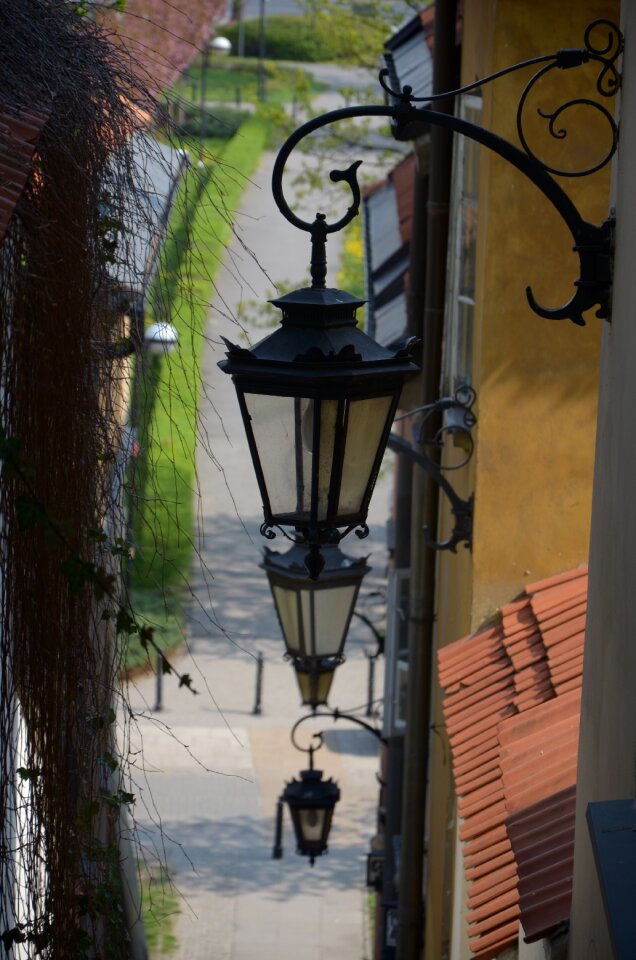 The old town old house street