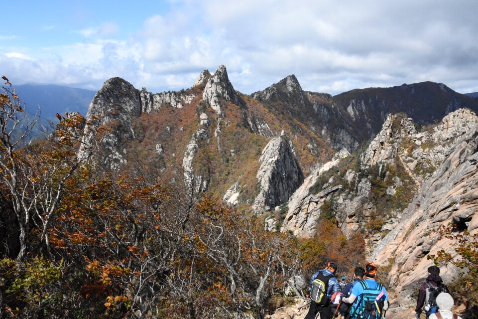 Gangwon do mountain hiking