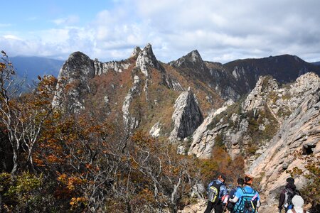 Gangwon do mountain hiking