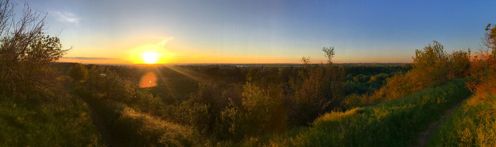Springtime spring landscape