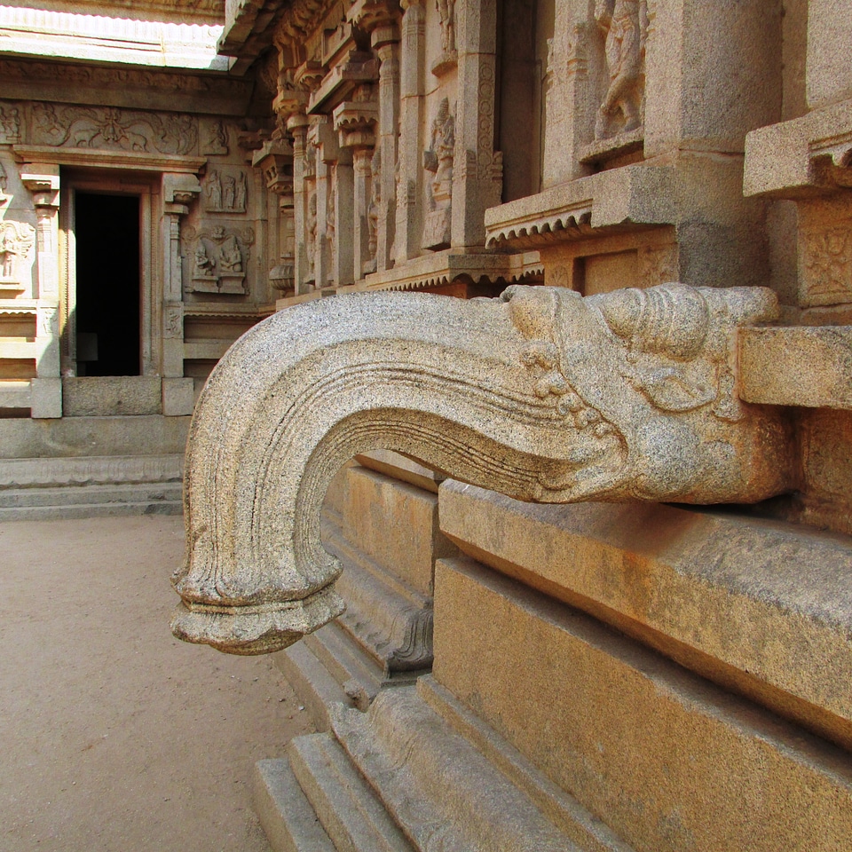 Temple stonework stone