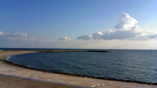 Beach sky sea