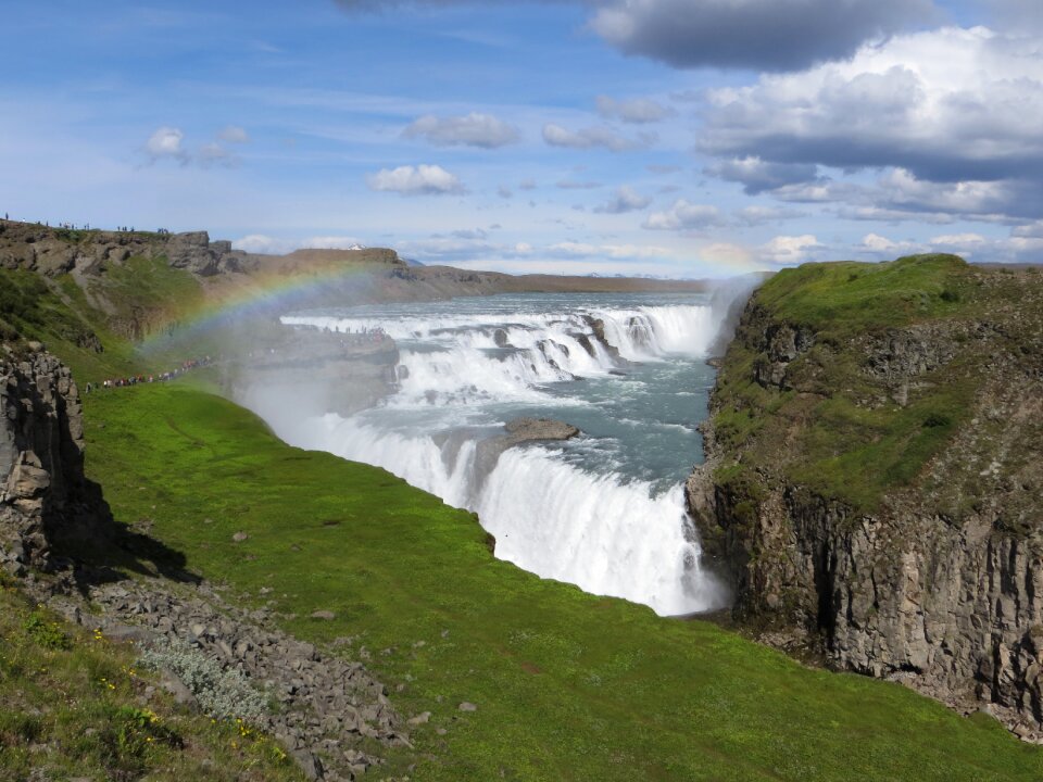Gulfoss iceland waterfall