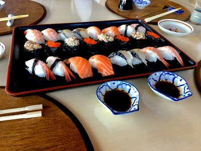 Sushi food japan