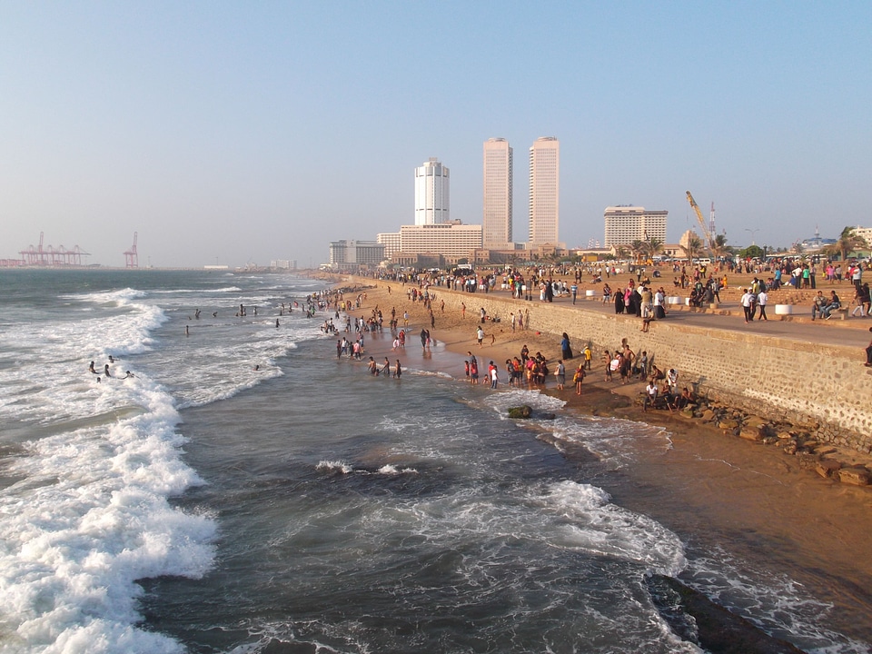 Colombo sri lanka beach