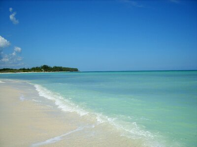 Caribbean beach sand photo