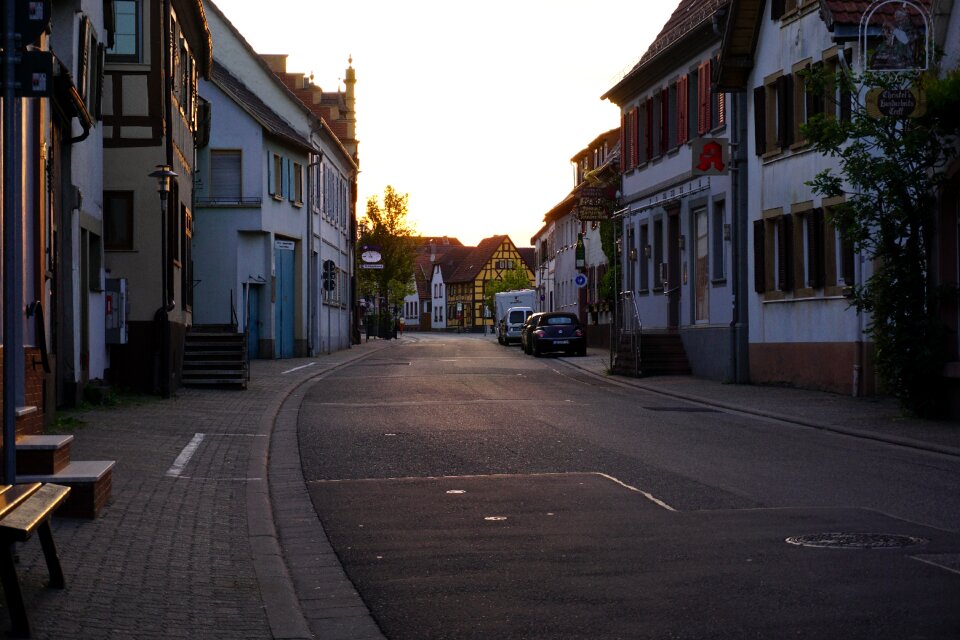 Village twilight cheap home