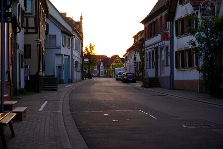 Village twilight cheap home