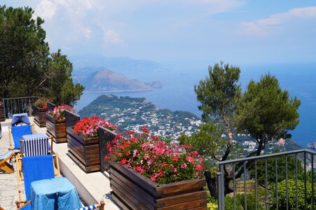Italy landscape capri