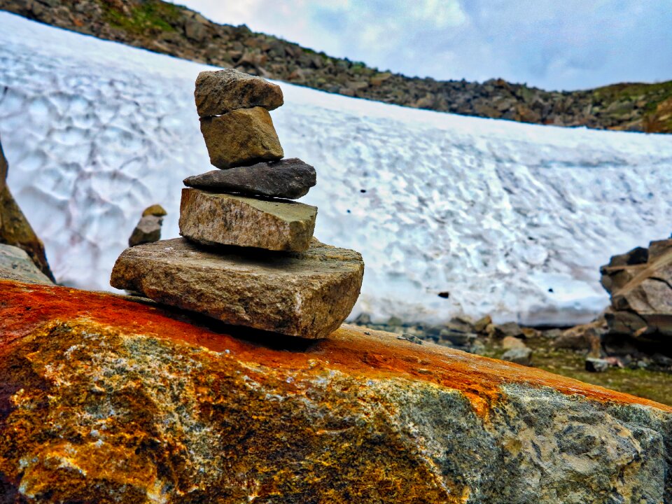 Rocks mountains view photo