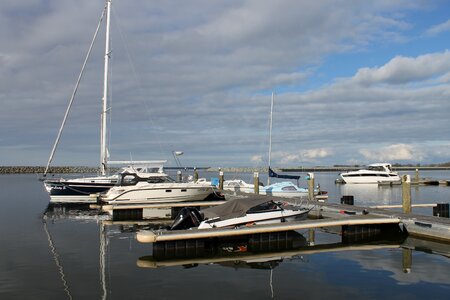 Baltic sea bodden evening sun photo