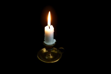 Candle wax darkness night photo