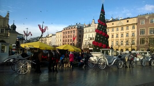 The market the old town monuments