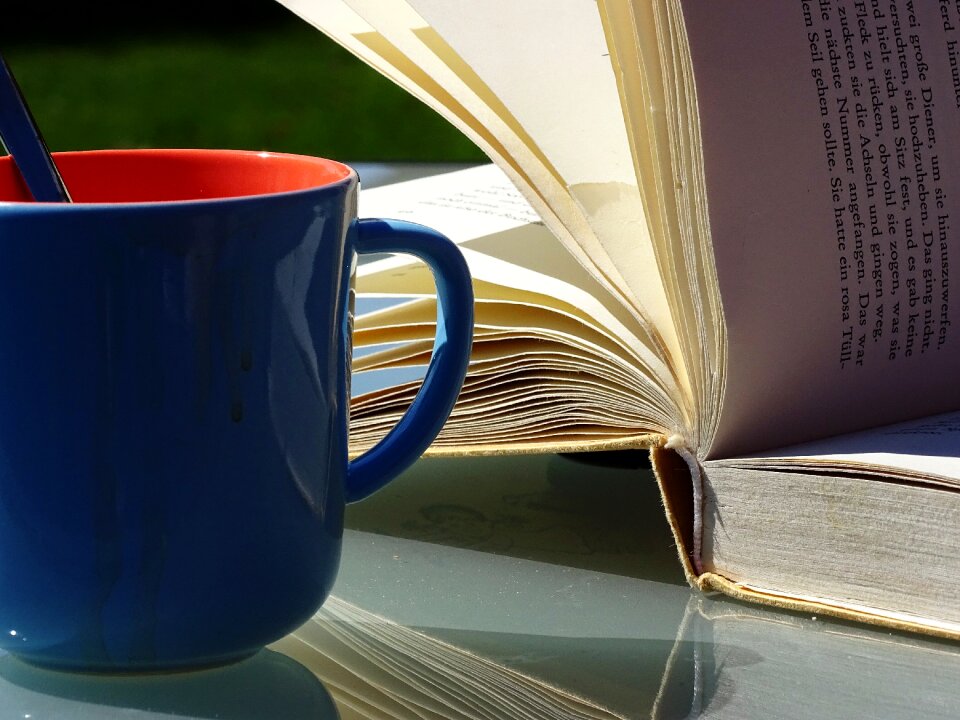 Cup of coffee relaxation sun
