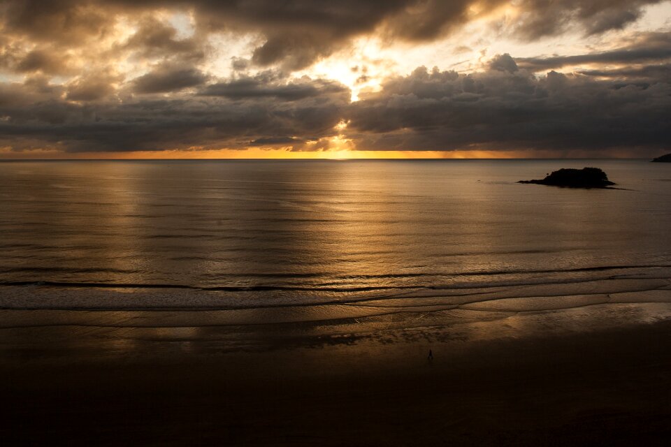 Sunset eventide mar