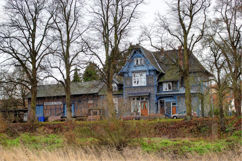 North rhine westphalia shut down old railway station