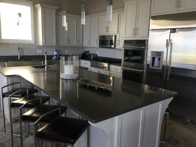 Luxury kitchen interior cabinet