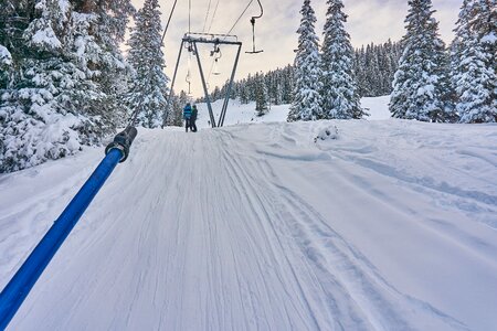 Snow winter sports ski