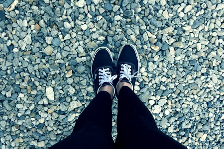Feet background women