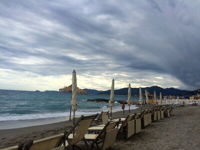 Liguria sea clouds