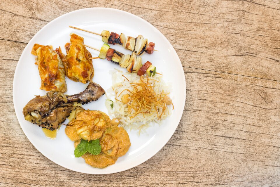 Peruvian chicken plate