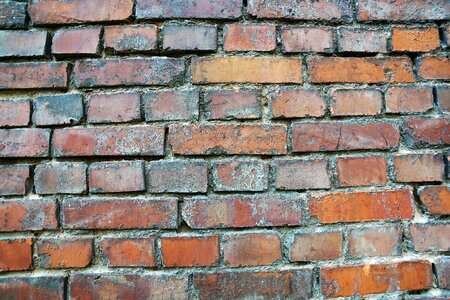 Red brick brick wall photo